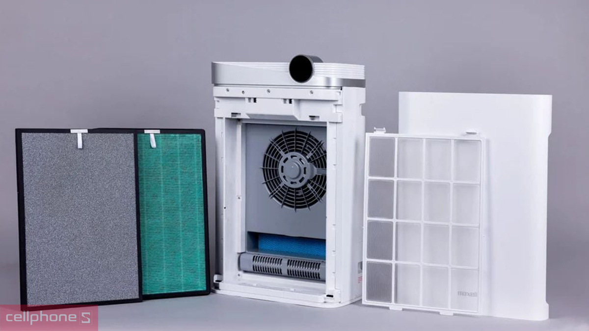 Hiệu suất lọc không khí của máy lọc không khí Maxell MXAP HEP200
