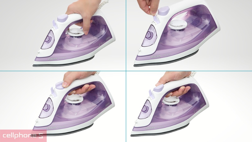 Bàn ủi hơi nước Philips DST1040/30 - Phun hơi nước nhanh, công suất 2000W ủi đồ hiệu quả