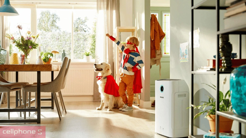 Máy lọc không khí Philips AC2729/10 - Khả năng lọc không khí lên đến 250 m³/giờ