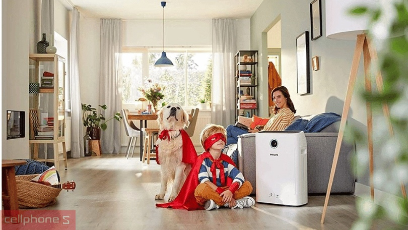 Máy lọc không khí Philips AC2729/10 - Khả năng lọc không khí lên đến 250 m³/giờ