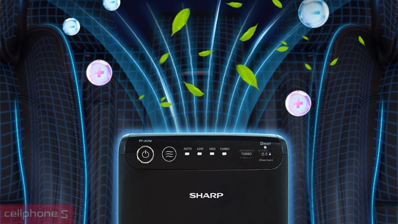 Máy lọc không khí ô tô Sharp FP-JC2M-B - Giải pháp làm sạch không khí nhỏ gọn, tiện lợi