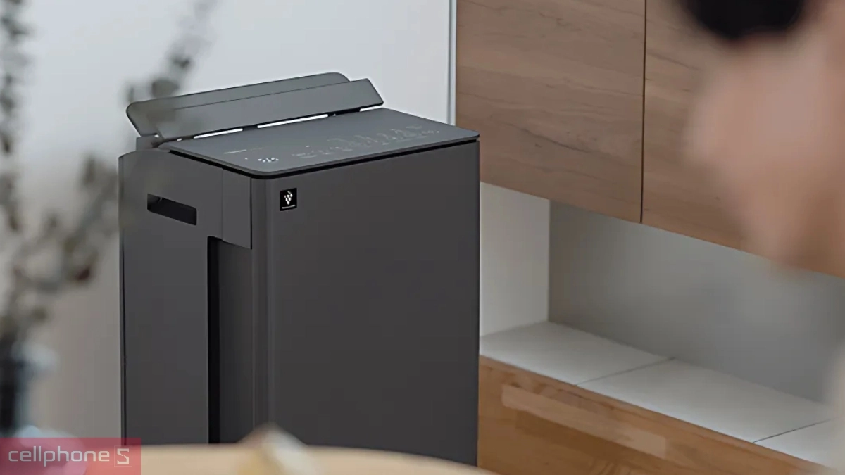 Độ ồn vận hành êm ái của máy hút ẩm lọc không khí Sharp DW-T30FV-H 30L