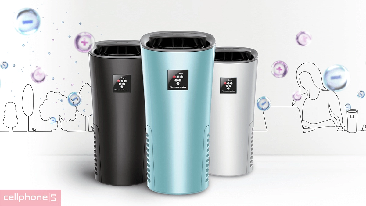 Hiệu suất lọc ấn tượng của máy lọc không khí ô tô Sharp IG-NX2E-B