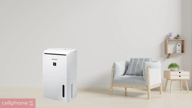 Máy lọc không khí và hút ẩm SHARP DW-D12A-W