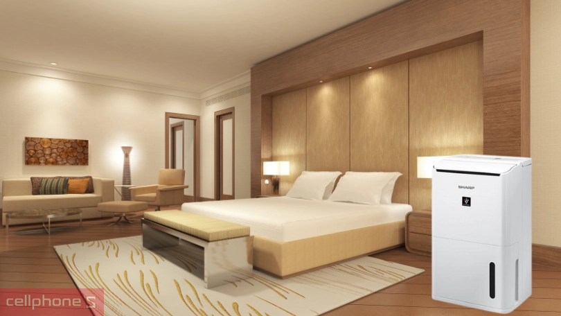 Máy lọc không khí và hút ẩm SHARP DW-D12A-W