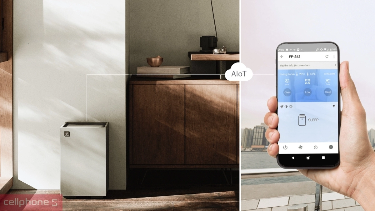 Hiệu suất lọc không khí của máy lọc không khí Sharp FP-S42V-L