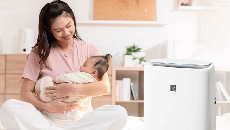 Máy tạo ion - Lọc không khí và tạo ẩm Sharp KI-N40V-H - Lọc khí sạch sẽ, tạo ẩm hiệu quả 