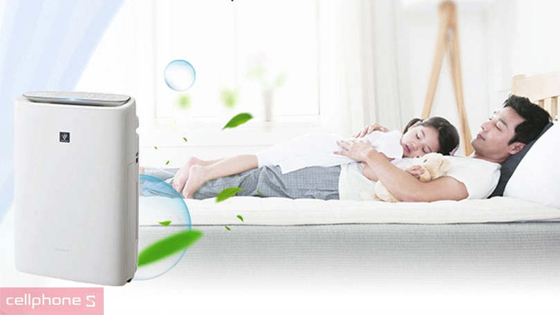 Máy lọc không khí và tạo ẩm Sharp KI-N40V-W