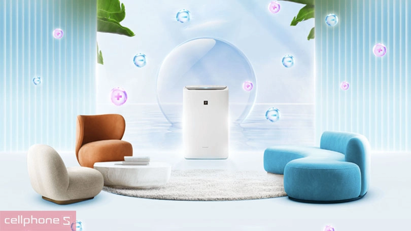 Máy lọc không khí và tạo ẩm Sharp KI-N40V-W