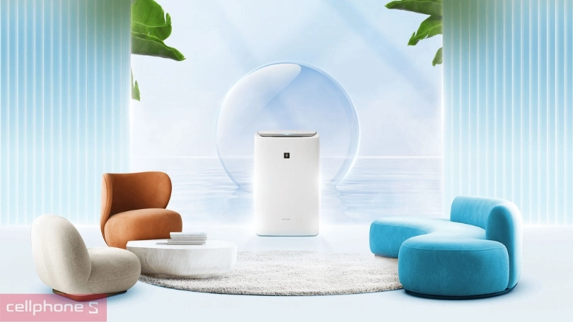 Máy lọc không khí Sharp KI-N50V-W - Khử mùi hiệu quả, tiết kiệm điện năng