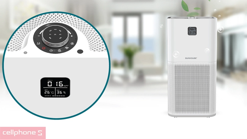 Cách dùng máy lọc không khí Sunhouse SHD-60AP9760 đơn giản, chi tiết