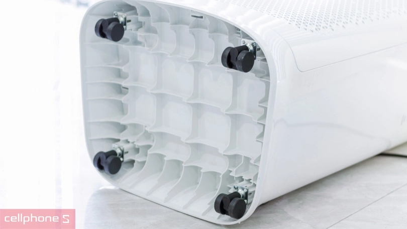 Thiết kế hiện đại, tích hợp bánh xe giúp di chuyển dễ dàng