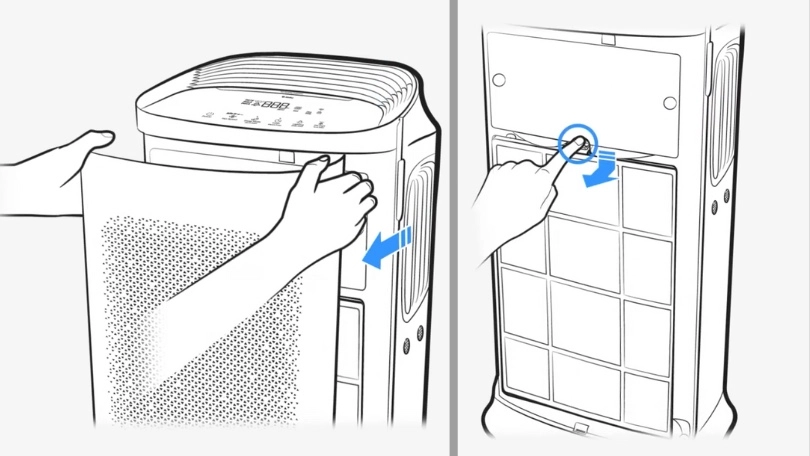 Hướng dẫn vệ sinh bộ lọc cho máy lọc Samsung AX60R5080WD/SV