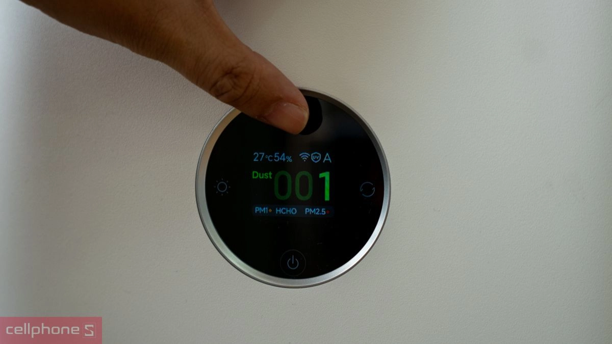 Thiết kế máy lọc không khí Xiaomi Air Purifier Max