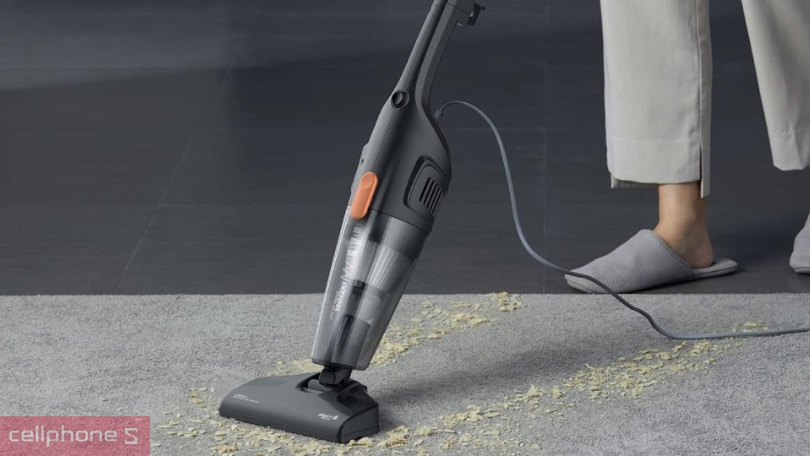 Máy hút bụi Deerma DX115C 600W – Lực hút mạnh mẽ, thiết kế 2 trong 1 tiện dụng