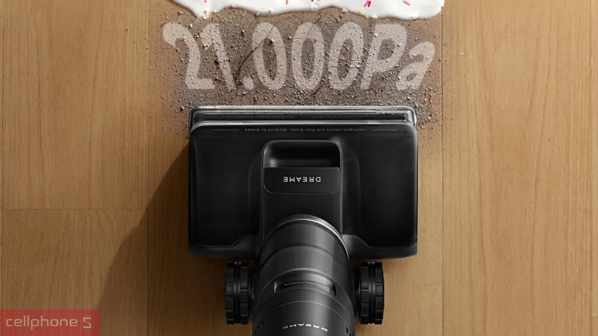 Máy hút bụi cầm tay Dreame H13S FlexReach sở hữu lực hút mạnh