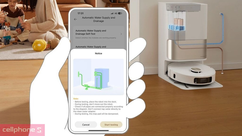 Cách kết nối robot hút bụi Dreame L10 Ultra với điện thoại thông qua Dreame Home