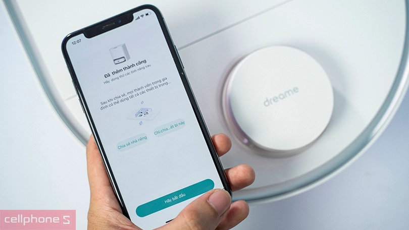 Chế độ tự động sấy khô và làm sạch tấm lau