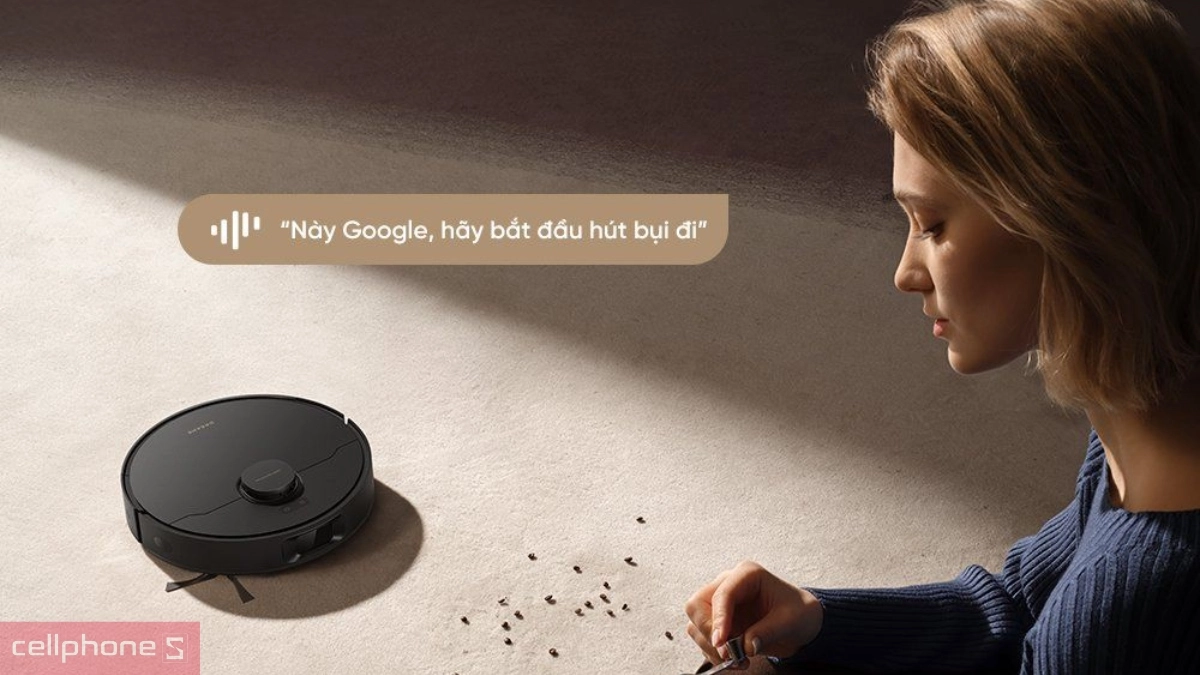 Khả năng điều khiển bằng giọng nói của robot hút bụi Dreame D20