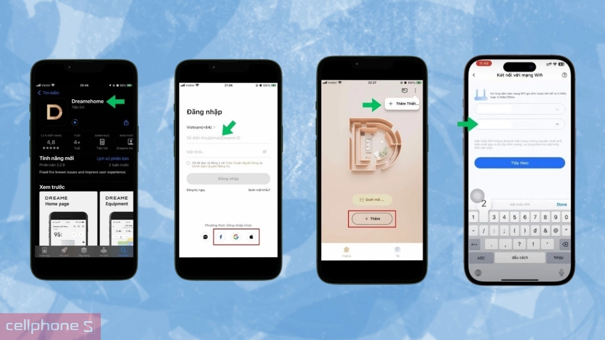 Hướng dẫn sử dụng kết nối ứng dụng Dreamehome với robot hút bụi Dreame D20