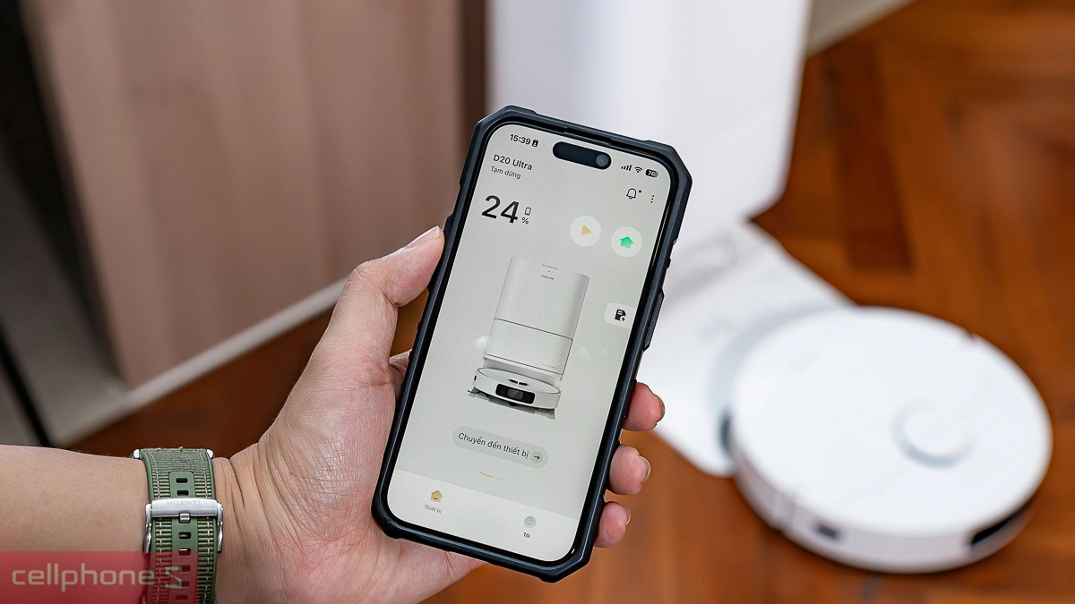 Điều khiển robot hút bụi Dreame D20 Ultra