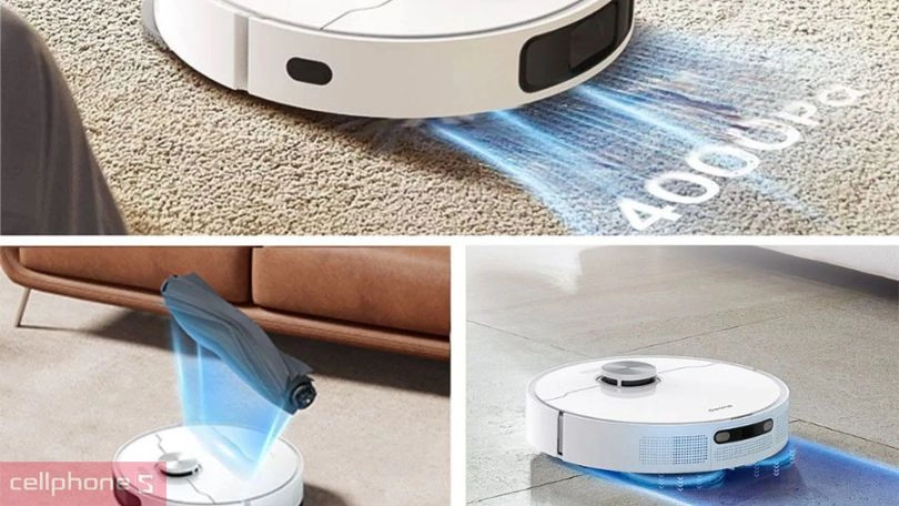 Khả năng làm sạch của robot hút bụi Dreame L10 Prime bản châu Âu