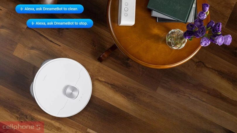 Trợ lý ảo trên robot hút bụi Dreame L10 Prime bản châu Âu