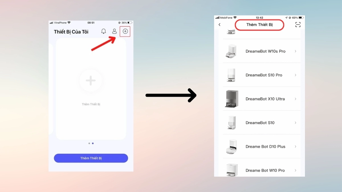 Hướng dẫn kết nối robot hút bụi Dreame L10S Ultra Gen 3.0 với app Dreamehome