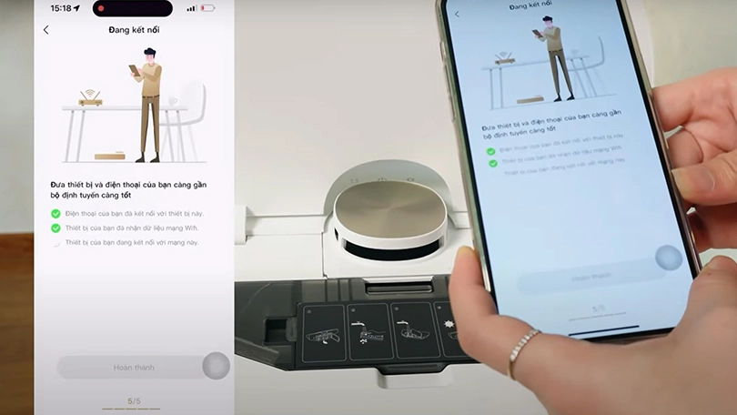 Hướng dẫn ghép nối robot hút bụi Dreame L40 Ultra với ứng dụng quản lý