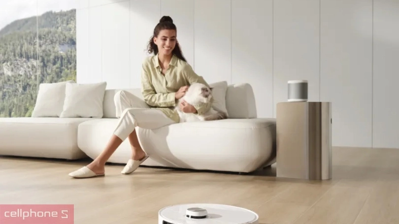 Chế độ chăm sóc thú cưng trên Dreame L40 Ultra