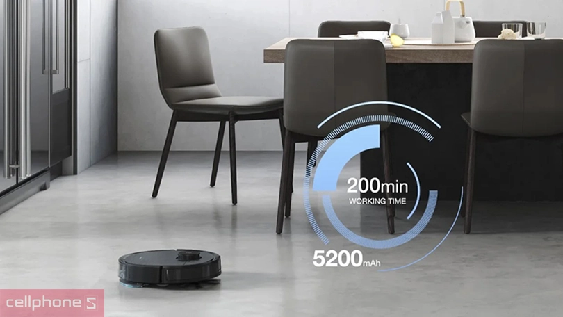 Robot hút bụi Ecovacs Deebot Ozmo T8 Aivi
