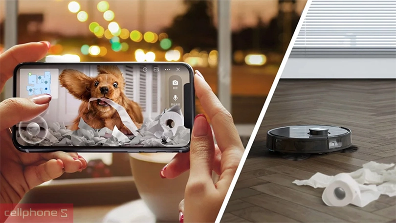 Robot hút bụi Ecovacs Deebot Ozmo T8 Aivi