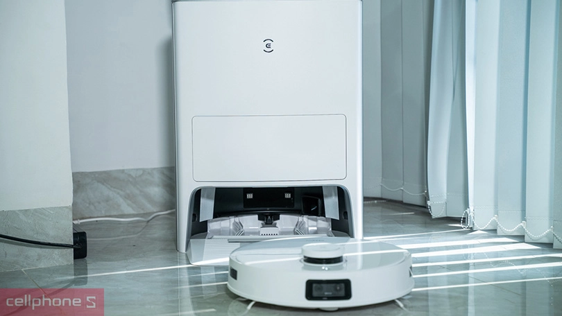 Robot hút bụi lau nhà Ecovacs Deebot T10 Omni - Thiết kế hiện đại, hút bụi thông minh