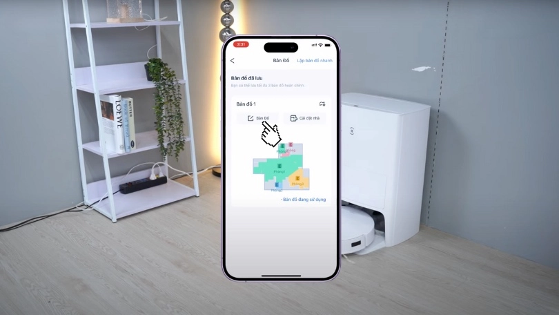 Hướng dẫn thiết lập bản đồ vệ sinh cho robot hút bụi Ecovacs Deebot T20 Omni