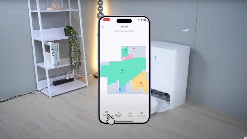 Hướng dẫn thiết lập bản đồ vệ sinh cho robot hút bụi Ecovacs Deebot T20 Omni