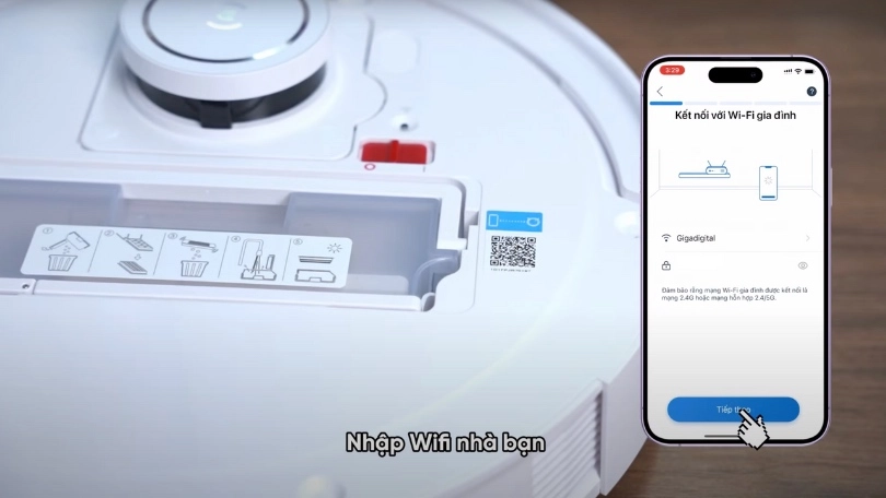 Hướng dẫn sử dụng robot hút bụi Ecovacs Deebot T20 Omni chi tiết