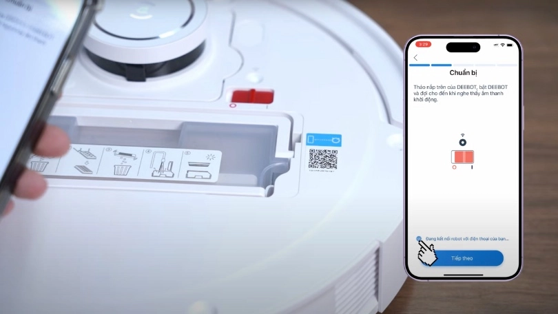 Hướng dẫn sử dụng robot hút bụi Ecovacs Deebot T20 Omni chi tiết
