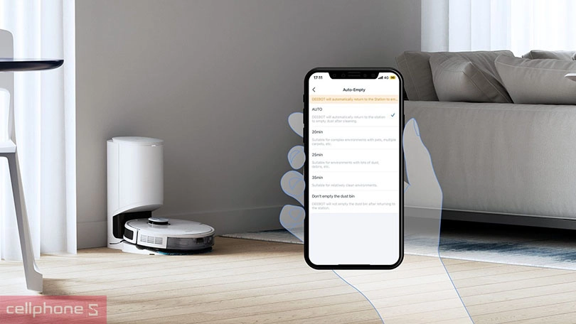 Robot hút bụi lau nhà Ecovacs Deebot N10 Plus - Làm sạch tối ưu với đa dạng công nghệ tiên tiến