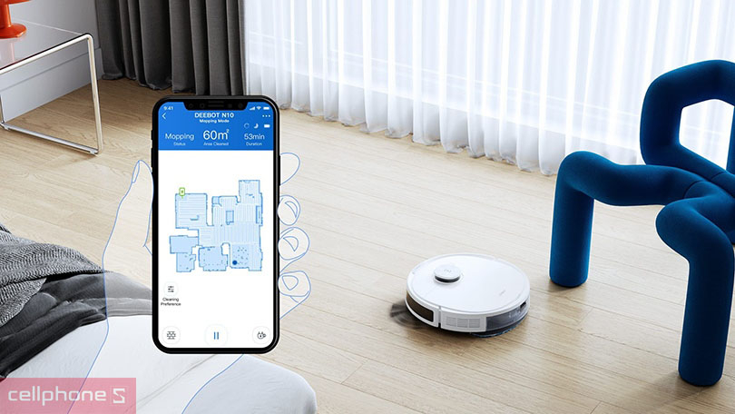 Hướng dẫn sử dụng Robot hút bụi lau nhà Ecovacs Deebot N10 Plus chi tiết