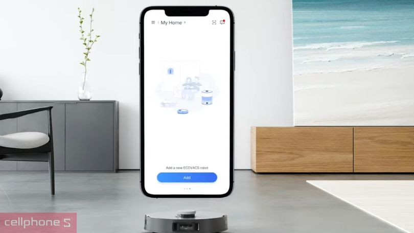 Hướng dẫn kết nối robot hút bụi Ecovacs Deebot T20E OMNI