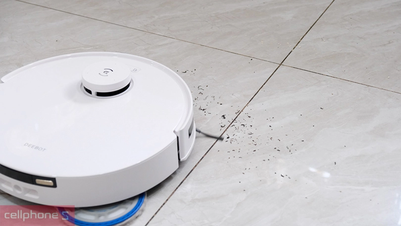 Robot hút bụi lau nhà Ecovacs T30 Pro Omni - Công suất mạnh mẽ lên đến 11.000Pa