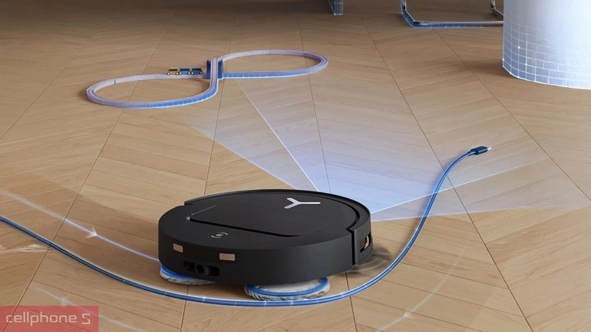 Robot hút bụi Ecovacs Deebot T50 Pro Gen 2 ứng dụng công nghệ TrueMapping 2.0