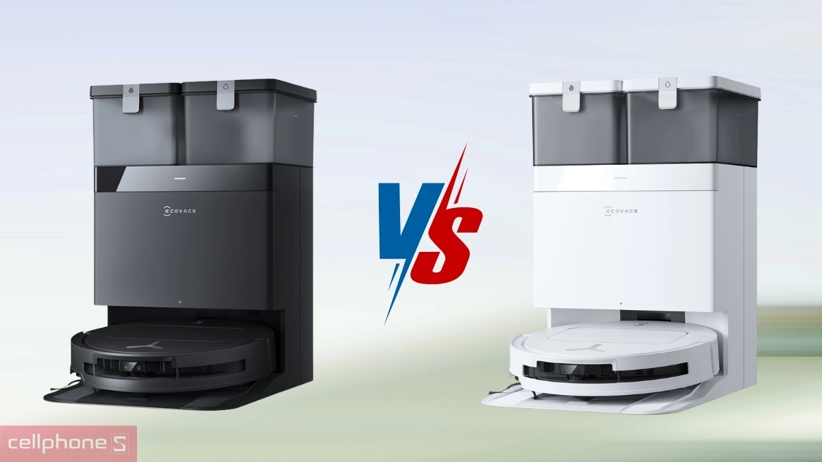 So sánh robot hút bụi Ecovacs Deebot T50 Pro Gen 2 và Ecovacs Deebot T50 Pro Omni