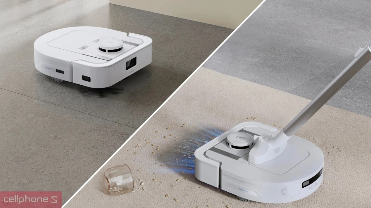 So sánh robot hút bụi Ecovacs Deebot X5 Hybrid với Deebot X2 Combo