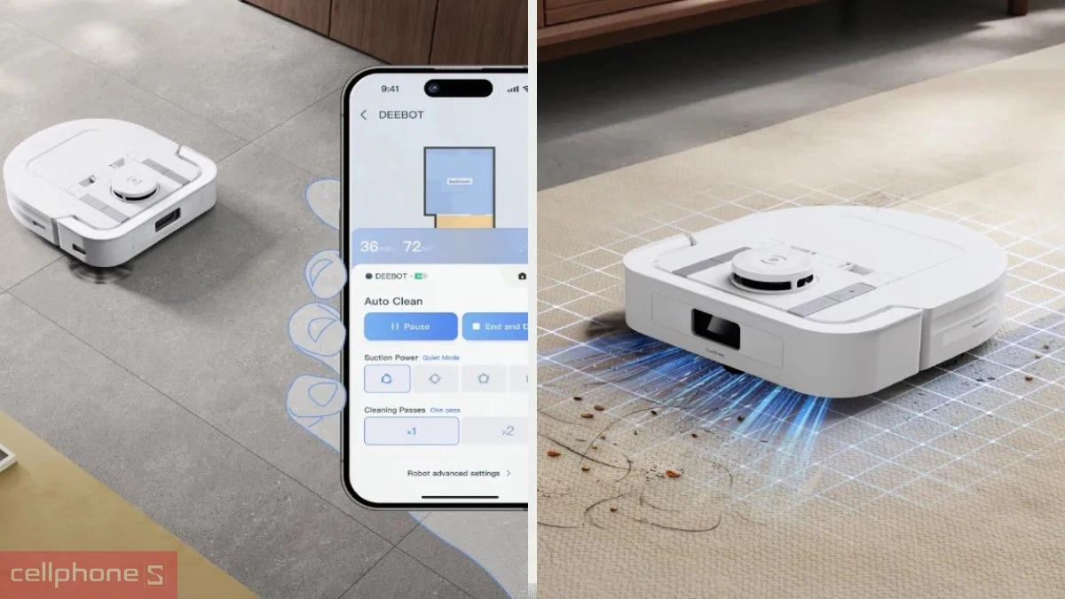 Hướng dẫn kết nối robot hút bụi Ecovacs Deebot X5 Hybrid với ứng dụng ECOVACS HOME