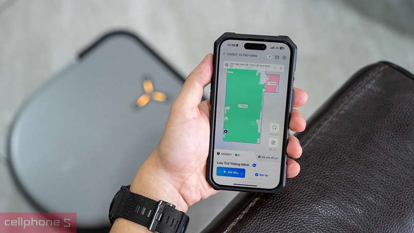 Cách kết nối Ecovacs Deebot X5 Pro Omni với ứng dụng