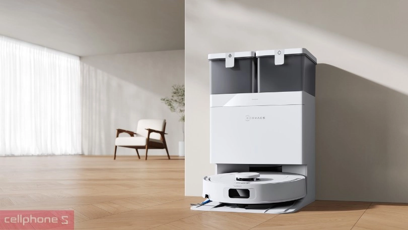 Thiết kế, khả năng điều khiển qua app của robot hút bụi Ecovacs T30C