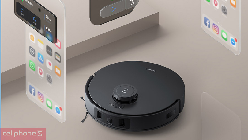 Robot hút bụi Ecovacs T30S Pro - Lực hút mạnh mẽ, dung lượng pin ấn tượng