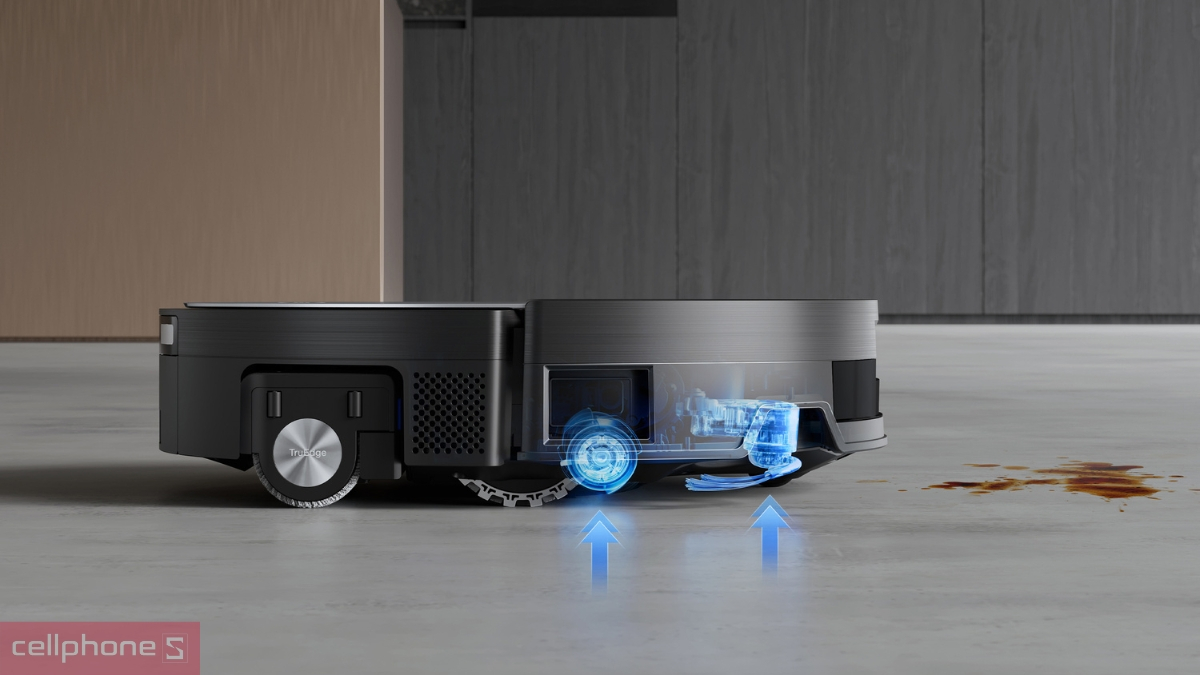 Điều khiển qua app Ecovacs Home, trợ lý giọng nói tiện lợi