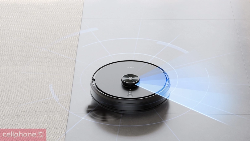 Robot hút bụi lau nhà Ecovacs Deebot Y1 Pro Plus - Dock sạc dung tích túi chứa bụi lên đến 5 lít